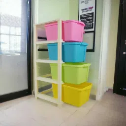 Anti-Slip Plastic Multi Color Boxes Multi-purpose Modular Drawer Storage System PP Collapsible Wardrobe-12