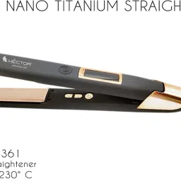 Hector Professional Ionic Nano Titanium Hair Straightener-image-5