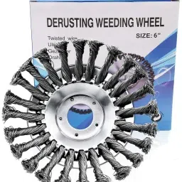 Steel Wired Grass Trimmer Head | Twisted Wire Trimmer Head for Weed Cutting Fuel Grass Trimmer-image-36