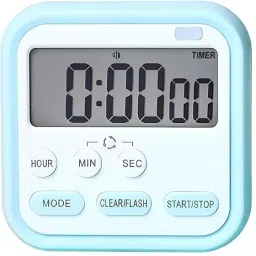 Digital Sky Blue Kitchen Timer Clock-image-9