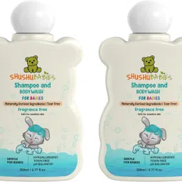 Fragrance Free Shampoo & Body Wash For Babies | Under 0-3 Years Babies (2x200ml)-image-17
