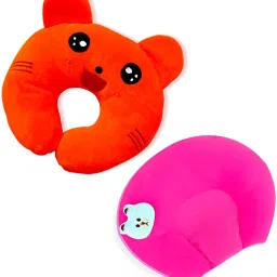 Cotton, Mustard Seeds Animals Baby Pillow Pack of 2-image-45