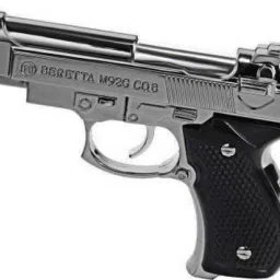 Gun Shaped Gas Lighter Silver Gas Lighter-image-33