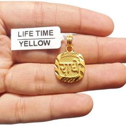 RADHE PENDANT WITH MICRO GOLD PLATED Gold-plated Brass-image-118