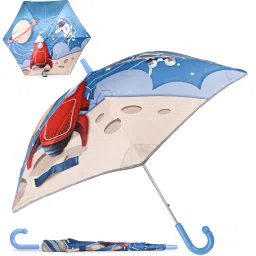 Umbrella for Kids Space Theme Manual Open Folding Rain Cover for Boys and Girls Umbrella-image-88