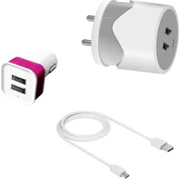 Wall Charger Accessory Combo for Micromax In note 1-image-52