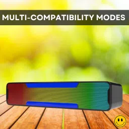 SACRO Megabar (PORTABLE HOME TV SOUNDBAR) Dynamic Thunder Sound With RGB LightC432 20 W Bluetooth Soundbar-image-75