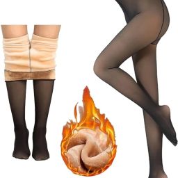 HSR Winter Warm Thermal Fleece Women Leggings Waist Size : 26 to 34 Inch Stretchable Women Pyjama Thermal-image-47