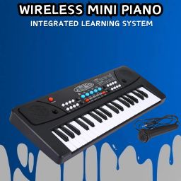 (Piano Keyboard) Toy with 37 Key, Recording and Mic, Adapter for DC Power F263 (Piano Keyboard) Toy with 37 Key, Recording and Mic, Adapter for DC Power F263 Analog Portable Keyboard-image-59