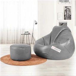 4XL Bean Bag With Footrest Teardrop Bean BagWith Bean Filling-14