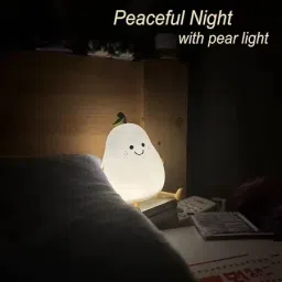 Pear Lamp, Pear Led Light Lamp, Pear Touch Silicone Lamp Night Lamp-picture-37