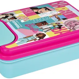 One Lock 950 Barbie 2 Containers Lunch Box-image-14