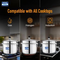 kent SS Outer Lid 3 L Induction Bottom Pressure Cooker image 5