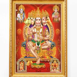PANCHAMUKHI HANUMAN JI PHOTO Religious Frame-image-60