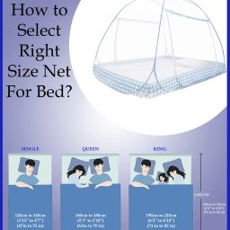 kiwon Nylon Adults Soft and Comfortable New Born Baby Bedding Set with Protective Mosquito Net and Pillow (0-6 Months) Mosquito Net image 2
