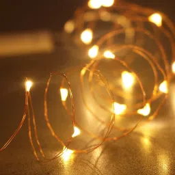flipkart smartbuy 20 LEDs 1.98 m Yellow Steady String Rice Lights image 4
