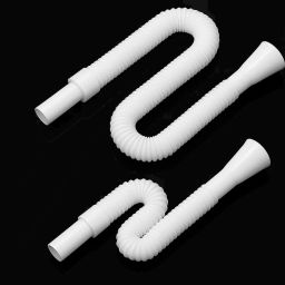 (P OF 2) PVC HOSE PIPE FOR WASH BASIN/ SINK 1.115 PVC Kitchen Pipe for Sink/ Waste/ Wash Basin Expandable & Flexible Drain Pipe Hose Pipe-image-94