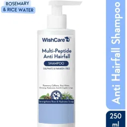Multi Peptide Anti Hairfall Shampoo with Rice Water , Rosemary & Caffeine-image-3
