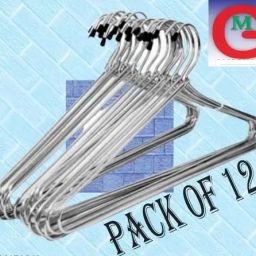 Premium Steel clothes hanger/T-shirt hanger/shirt hanger/pant hanger/highly Steel Shirt Pack of 12 Hangers For Shirt-image-35
