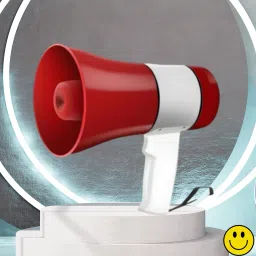 Handheld Megaphone with Siren, Microphone & Rechargeable for Outdoor EventsA45 Megaphone Portable Megaphone Siren Loudspeaker Function &Long Battery BackupU45 Outdoor PA System-16