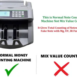 SWAGGERS Heavy duty latest updated Note/cash/currency/money counting machine with fake note detection. Note Counting Machine image 3