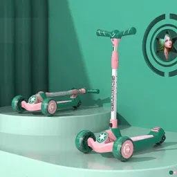 Glider Scooter for Kids Ages 3-12 Years Old Boy Girl, 4 Adjustable Height Kids Scooter-image-12
