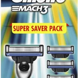 Mach 3 R+4, Cartridges Blades with Razor (4 Cartridge+ 1 Razor Handle), Men-10