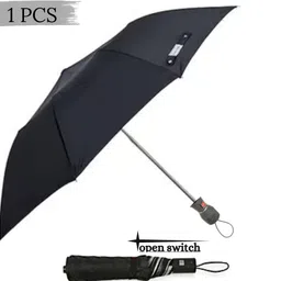 amaco Black Umbrella 2 fold Auto Open Polyester Umbrella UYH 33 Umbrella-picture-14
