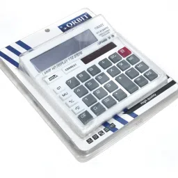 villy Orbit OT-512 WTC White Electronics BasicCalculator image 2