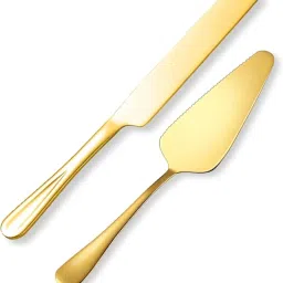 Cake Cutter and Cake Server Knife Perfect for Wedding, Christmas, Birthday Steel Cake Server-image-27