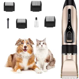 OXERPRO Pet Hair Trimmer, Black Pet Hair Trimmer For Dog-Cat -Rabit Trimmer 240 min Runtime 7 Length Settings-image-32
