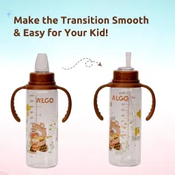 adore ALGO Snr. 2 Stage Baby Spout & Straw Sipper with Gravity Ball & Twin Handle image 2