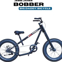 jesse james Bobber Bicycle | Rider Height 4.4 - 5.8ft | Double Crown Fork | (20" Sleek Tyre) 26 T (inch) Road Cycle-picture-42