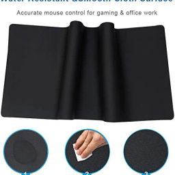 MMTX XXL Professional Large Mouse Pad & Computer Game Mousepad (90cmx40cm Black) Mousepad image 3