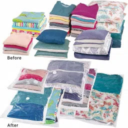 5Pack Vacuum Compression Storage Bags With Pump,Space Saver Sealer Bag ND700 Travel Storage Vacuum Bags-image-13
