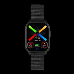 French Connection FC Ace Smartwatch with Activity Tracker (42mm Display, IP68 Waterproof, Mesh Black Strap)-image-69