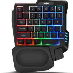 Frontech KB-0008P Wired USB Handheld Gaming Keyboard Compatible with Desktop, Tablet, Laptop-44