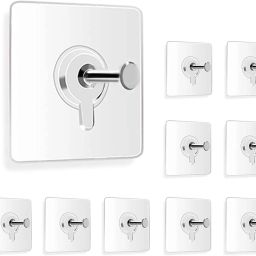 10 pcs adhesive 6mm nail wall hook for hanging photo frame, wall clock Hook 10-image-61