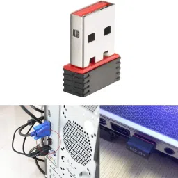 WEFLY WiFi Receiver 150 Mbps 2.4GHz, 802.11b/g/n USB 2.0 Wireless Mini Network Adapter USB Adapter image 2