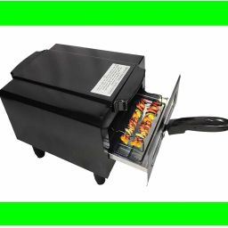 Mini 10-Inch Combo Grill � Multi-Purpose Pizza, Naan, & Tandoori Maker for Home Electric Tandoor-image-45