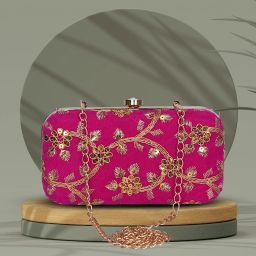 Casual Pink Clutch-image-60