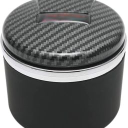 Black Plastic Ashtray-20
