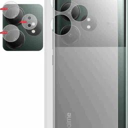 skrechtech Back Screen Guard for realme GT 6T 5G, GT 6T 5G, {Camera lens}-image-2