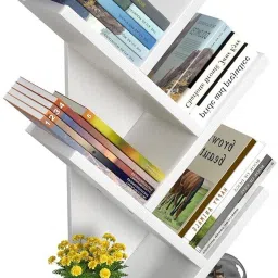 BK0016 Engineered Wood Open Book Shelf-image-0