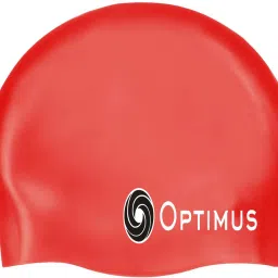 Unisex Swimming Non-Slip Highly Durable Silicon Cap - Red Swimming Cap-image-72