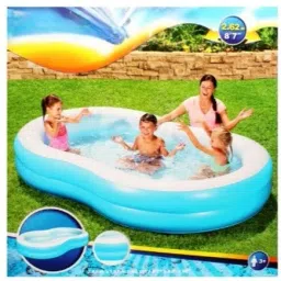 8.7 Feet Ract Kids Bath Tub with Free Air Pump Inflatable Swimming Pool Inflatable Swimming Pool-image-87