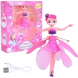 Flying Fairy Doll, USB Powered Magic Flying Fairy Rainbow Glitter Flying d Inflatable Pool Accessory-image-77
