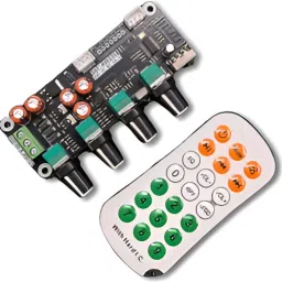 JRC4558 Bass mids treble bluetooth Preamplifier Dual AC 12V - 15V Bluetooth Miscellaneous Electronic Hobby Kit-image-31