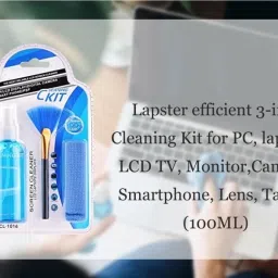 WunderVoX 3 in 1 Screen Cleaner with Spray Cloth Brush for Computers, Laptops, Mobiles-image-60