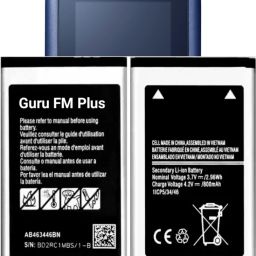 VEHUB Mobile Battery For Samsung Guru FM Plus / 800mAh (Premium Quality)-picture-14